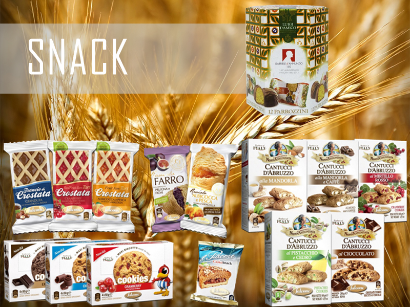 Snack dolci e salati